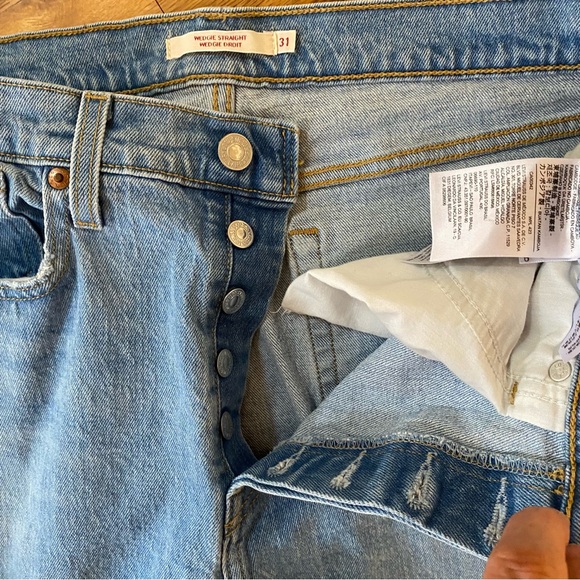 Levis quality womens 31 wedge straight leg jean - Picture 7 of 7